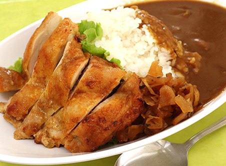 タンドリーチキン&カレーライス