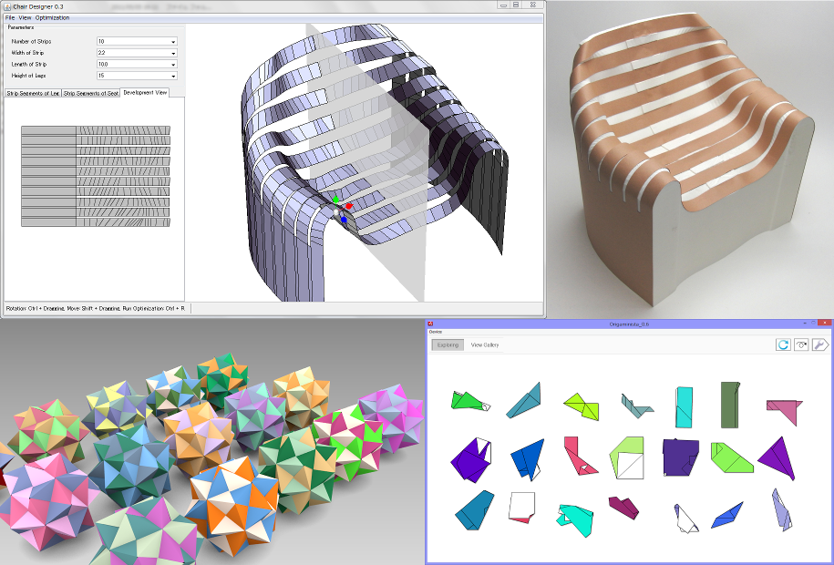 コンピュータによる折り紙の設計システム