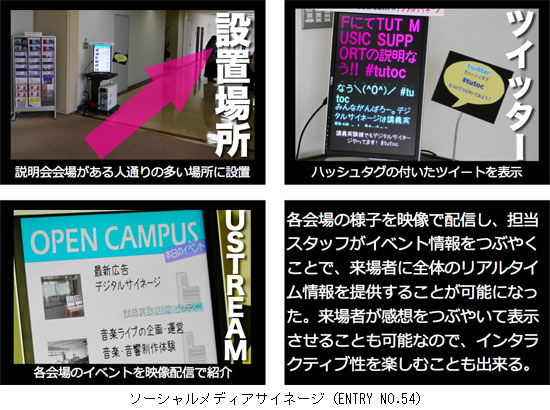 ソーシャルメディアサイネージ(ENTRY NO.54) ソーシャルメディアサイネージ(ENTRY NO.54)