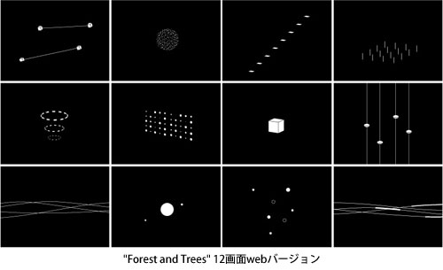 "Forest and Trees" 12画面webバージョン