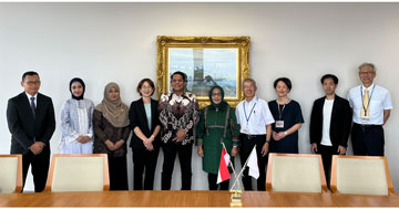 インドネシアのスラバヤ大学訪問団が本学を訪問し、交流促進に向けた意見交換を実施