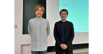 藤崎実メディア学部准教授の授業でバスキュール代表取締役、クリエイティブディレクター朴正義さんが特別講義！