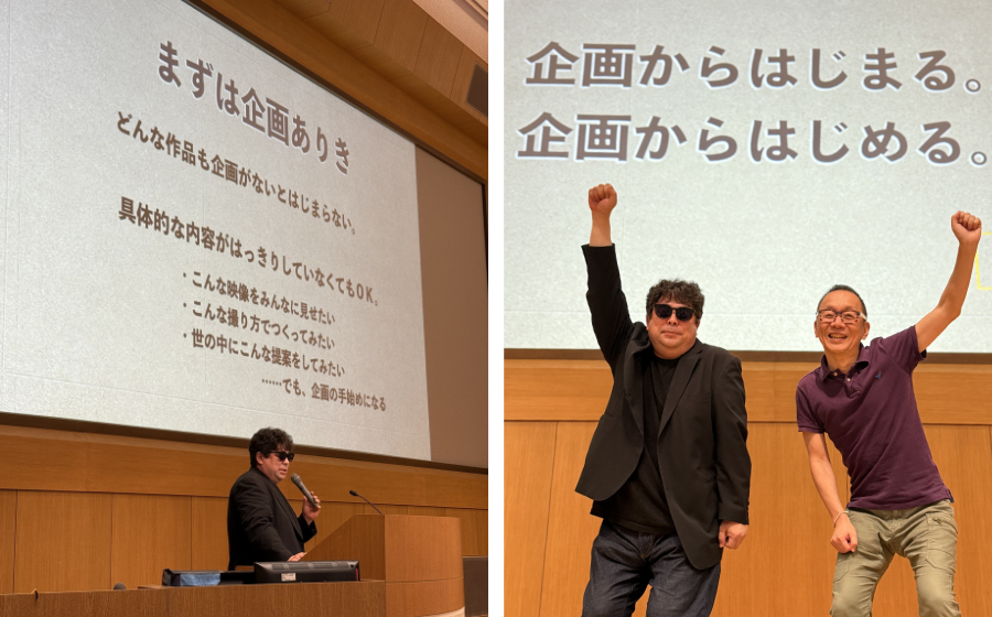 浅生鴨氏と山脇伸介教授