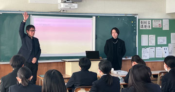 埼玉県立豊岡高等学校にて出張講義を実施