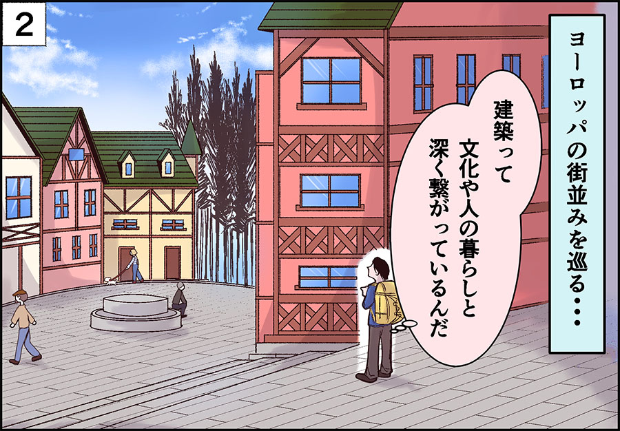 ヨーロッパの街並みを巡る…